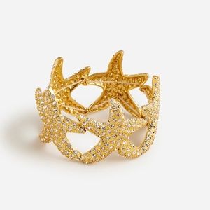 JCREW Starfish Pave Bracelet